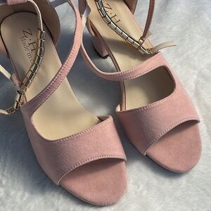 Elegant Pink Strappy Heels